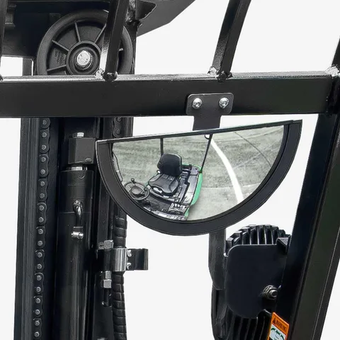 Wide panoramic rearview mirror enhances visibility