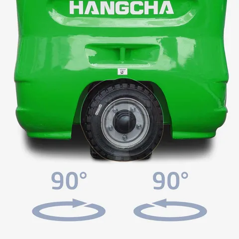 Compact turning radius makes it highly