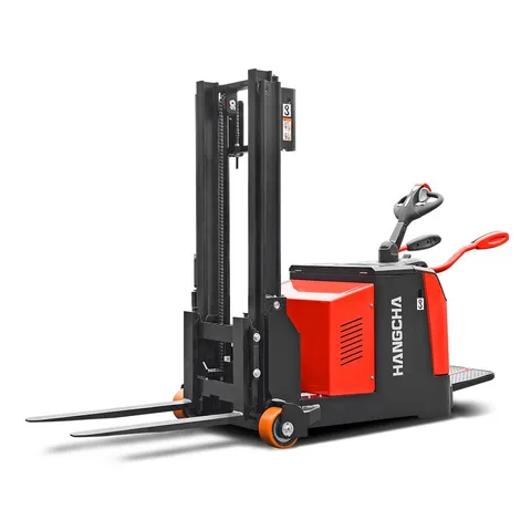 A Series Electric Counterbalanced Pallet Stacker