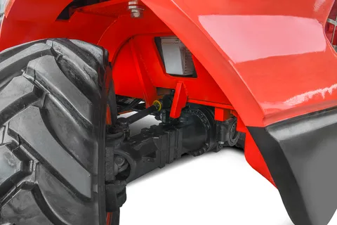 Oscillating steer axle